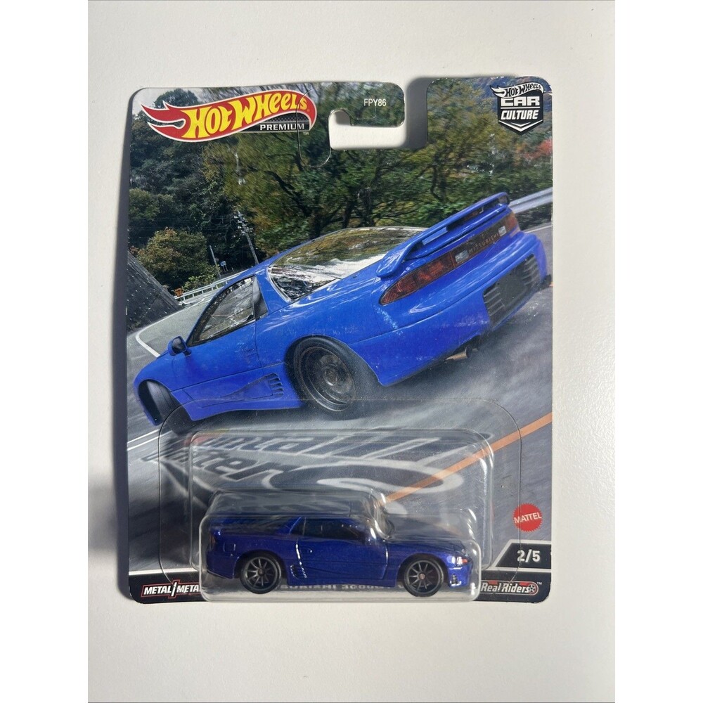 Hot Wheels Mitsubishi 3000GT VR-4 Blue #2 - 2022 Car Culture: Mountain Drifters